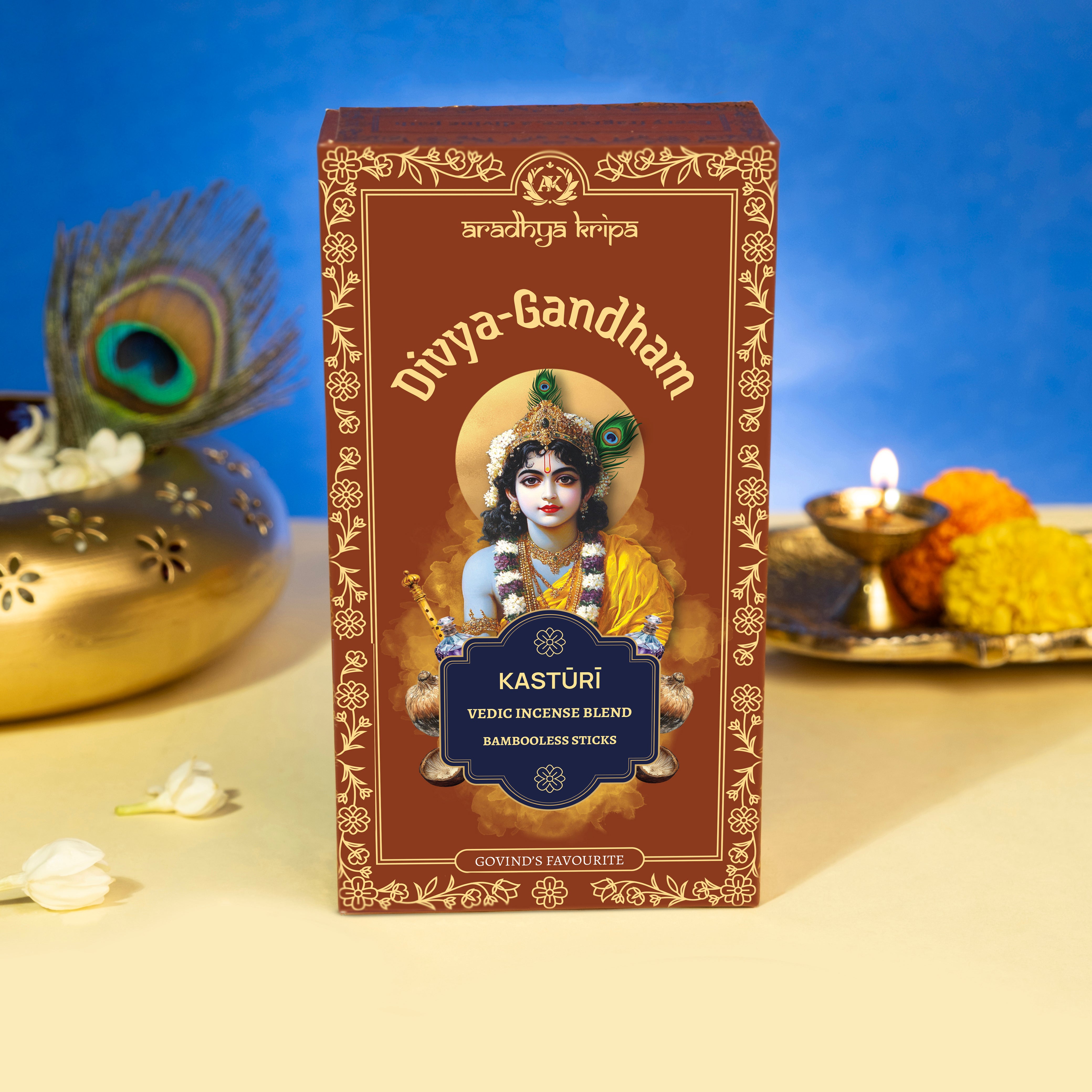 Vedic Incense (Dhoop) Sticks -  Kasturi | Musk