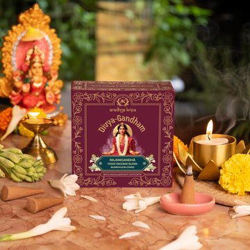 Vedic Incense (Dhoop) Cones -  Rajnigandha | Tuberose
