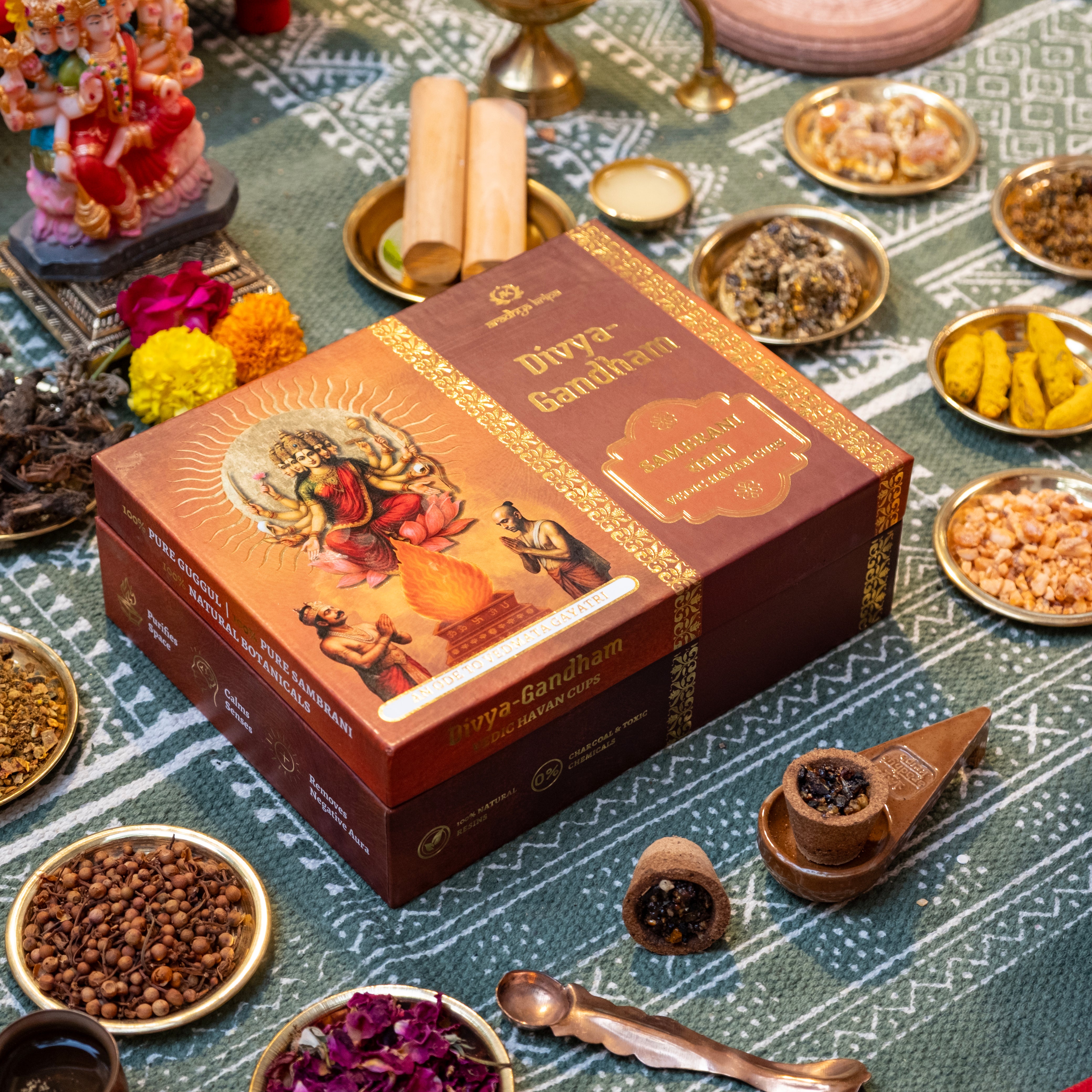 Vedic Havan Cups - Sambrani