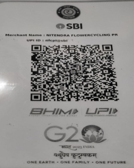 UPI payment QR code for Nitendra FlowerCycling Private Limited